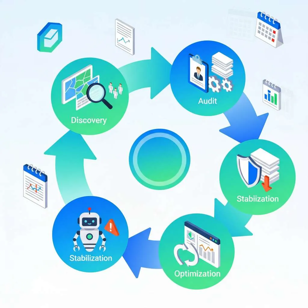 Delivery process illustration